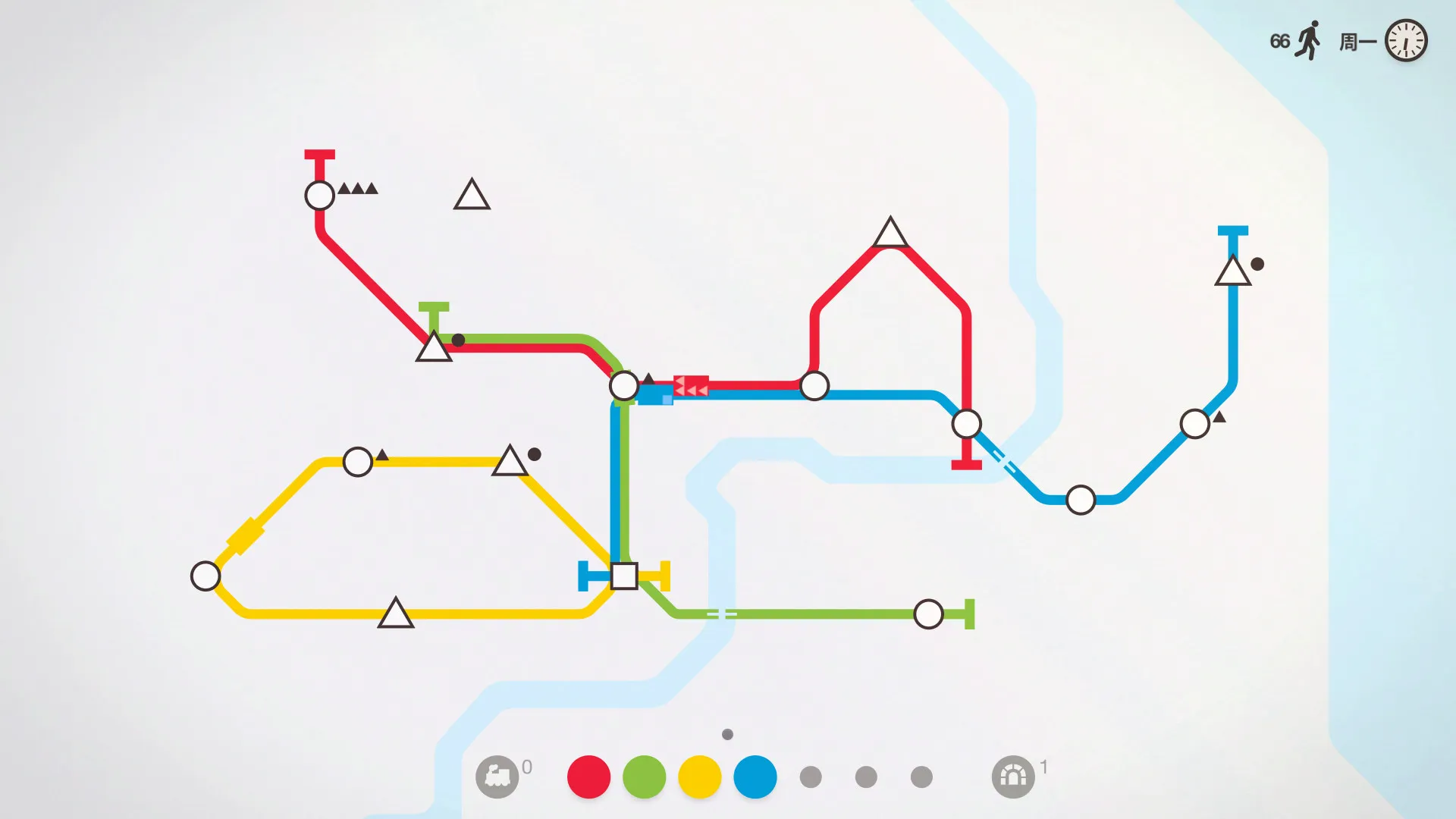 迷你地铁/迷你都市/模拟地铁/Mini Metro 截图1