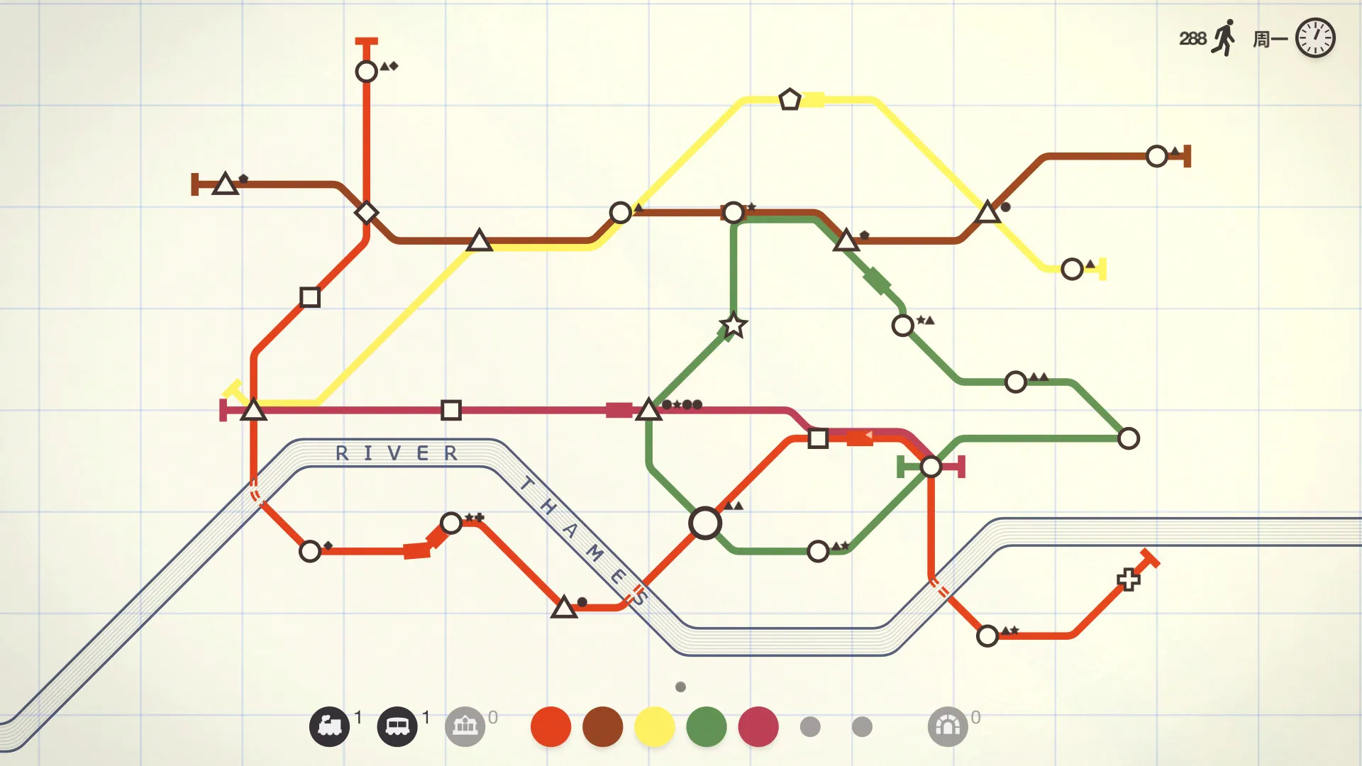 迷你地铁/迷你都市/模拟地铁/Mini Metro 截图2