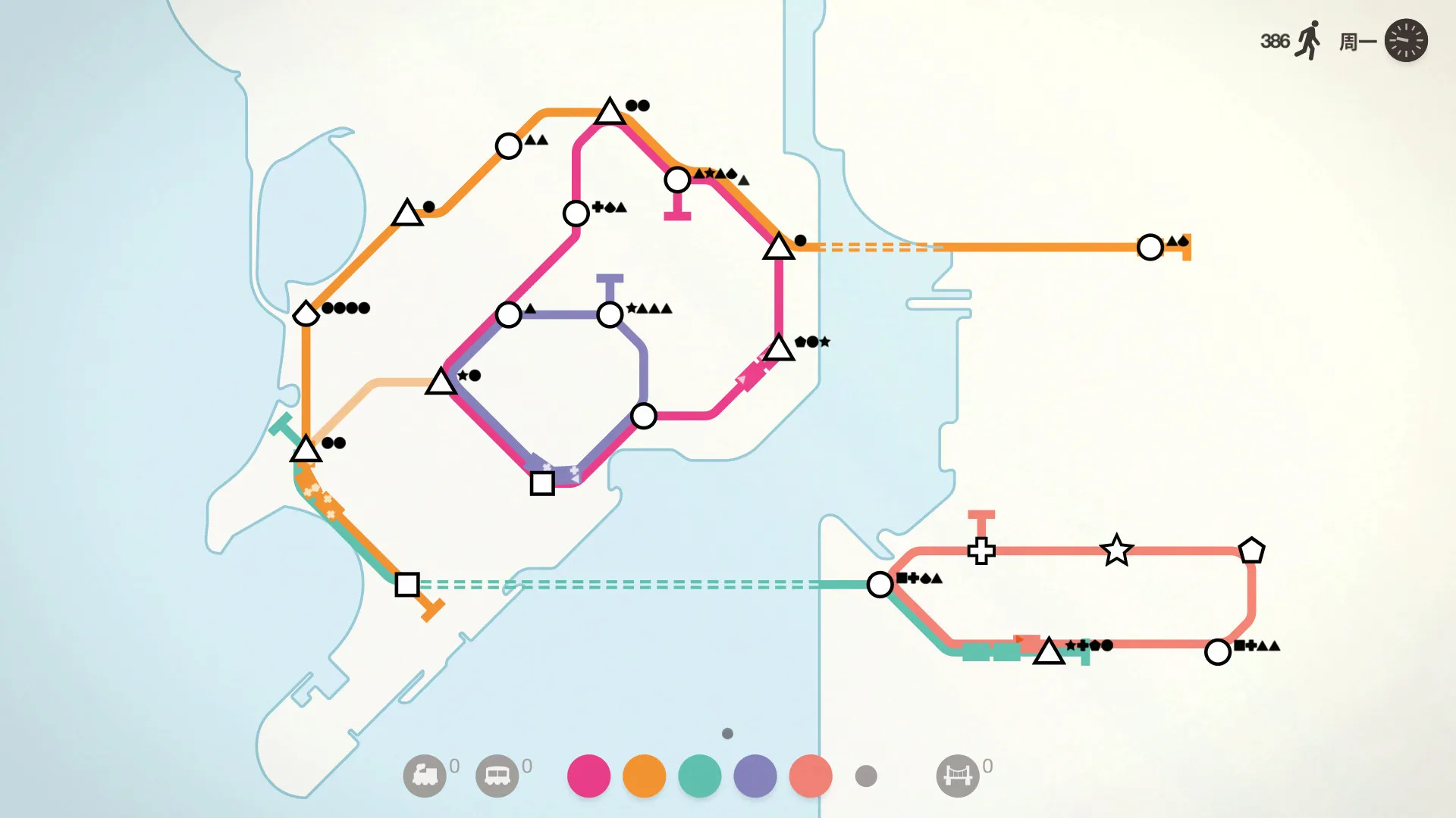 迷你地铁/迷你都市/模拟地铁/Mini Metro 截图7