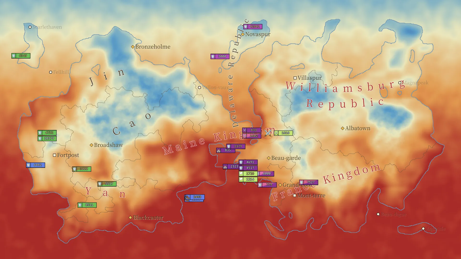 地图上发生的事：列国模拟器/Things That Happen on the Map - Realm Simulator 截图4