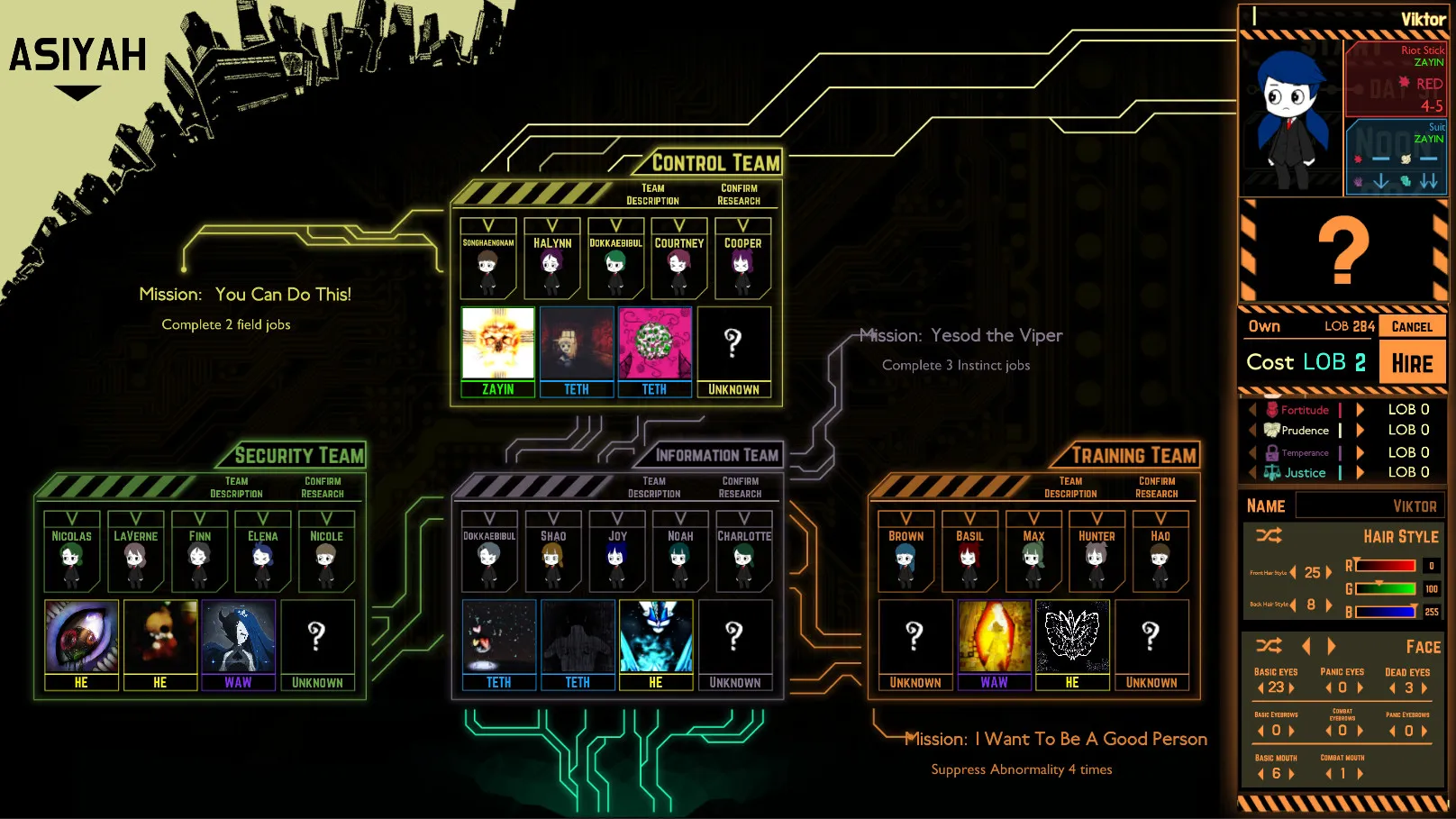 脑叶公司怪物管理模拟/Lobotomy Corporation | Monster Management Simulation 截图1