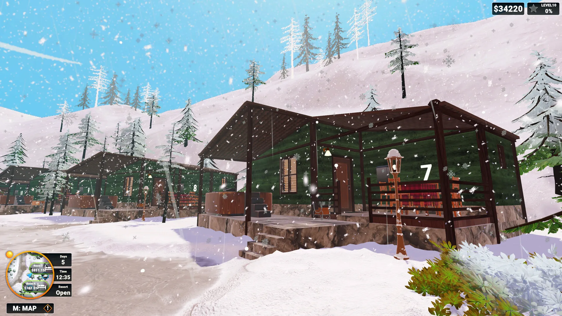 雪地度假村模拟器/Snow Resort Simulator 截图1