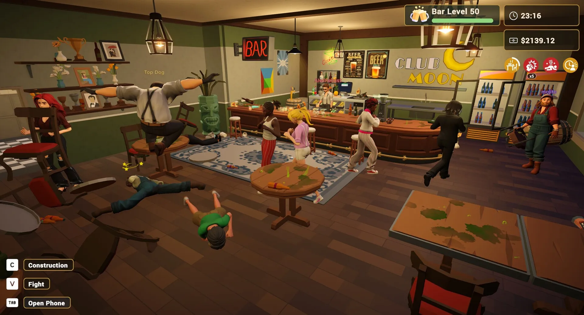 酒吧大乱斗:合作经营模拟器/Barfender: CO-OP Bar Simulator 截图1
