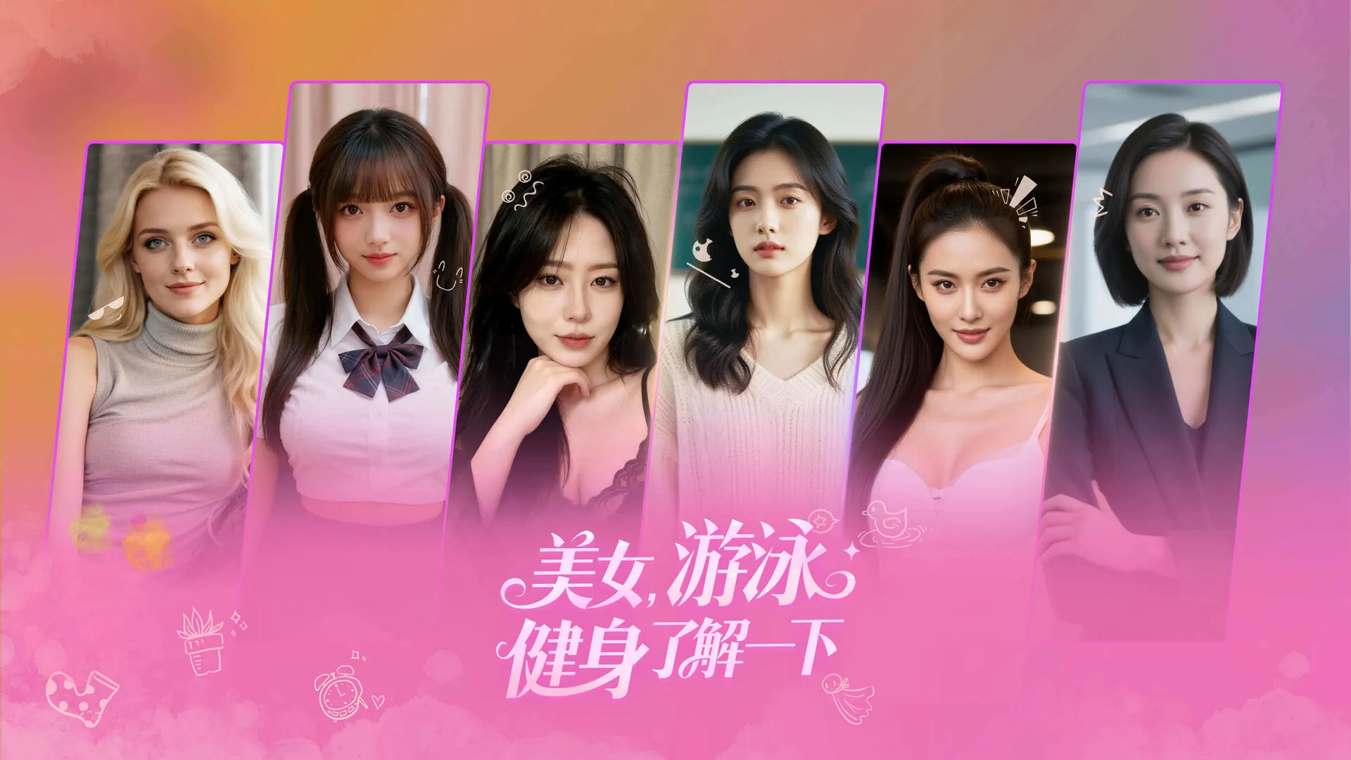 美女,游泳健身了解一下 截图1