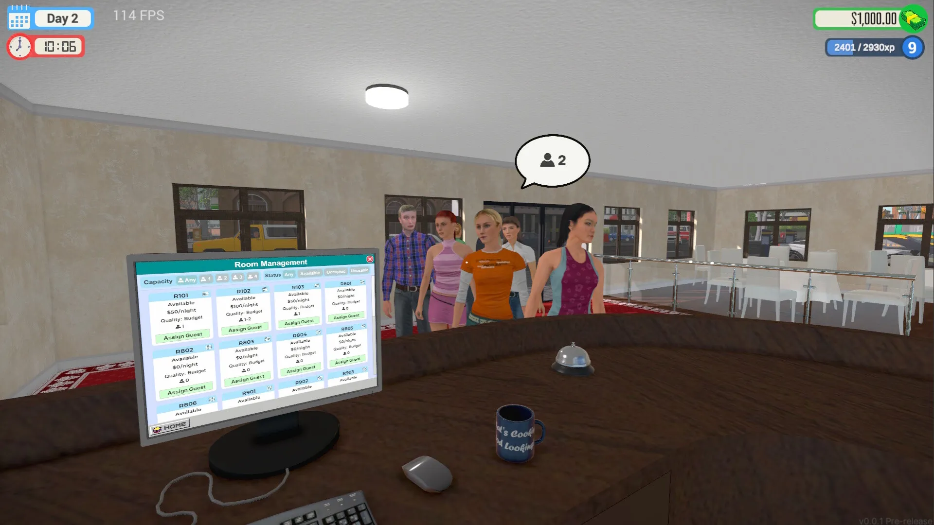 酒店经理模拟器/Hotel Manager Simulator 截图2