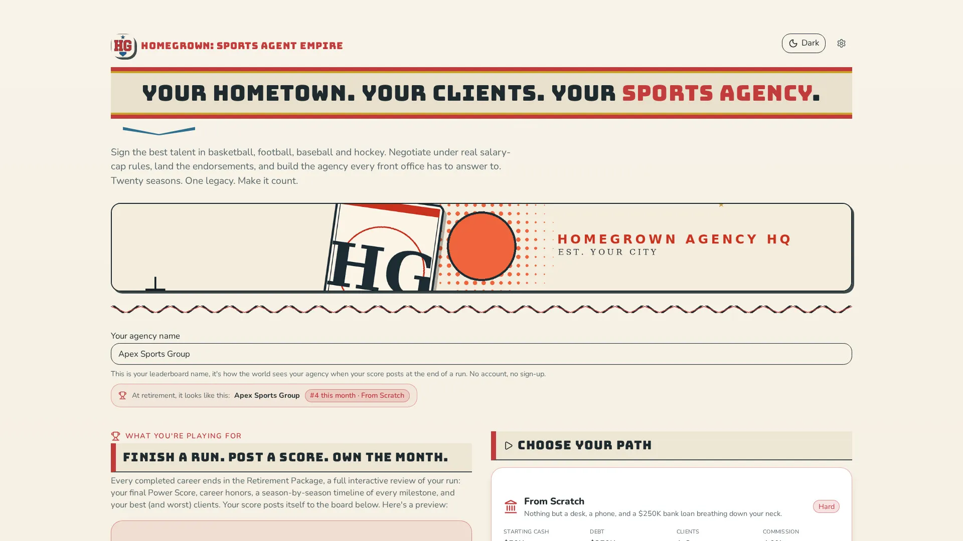 体育经纪人大亨/Homegrown: Sports Agent Empire 截图1