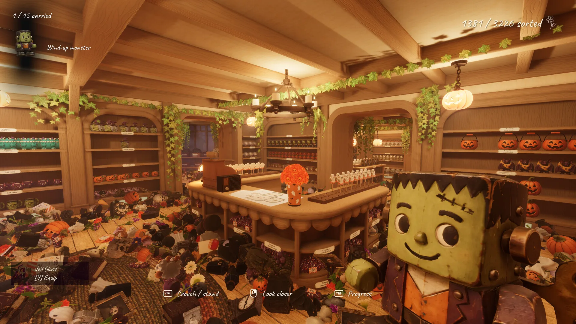 万圣节商店大扫除/Tidy Up the Halloween Shop 截图1