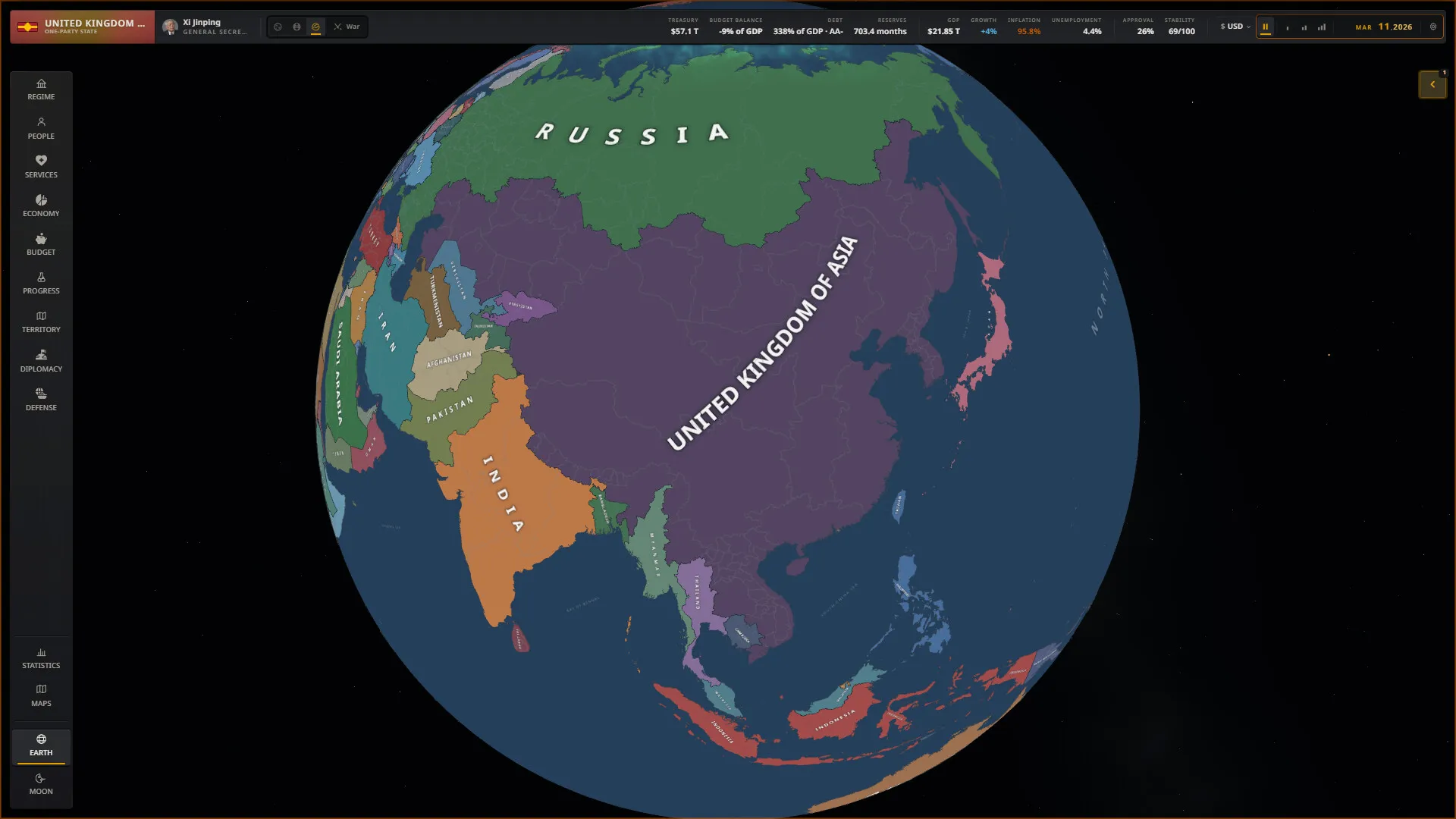 全球地缘政治模拟/Geoplanetical 截图6