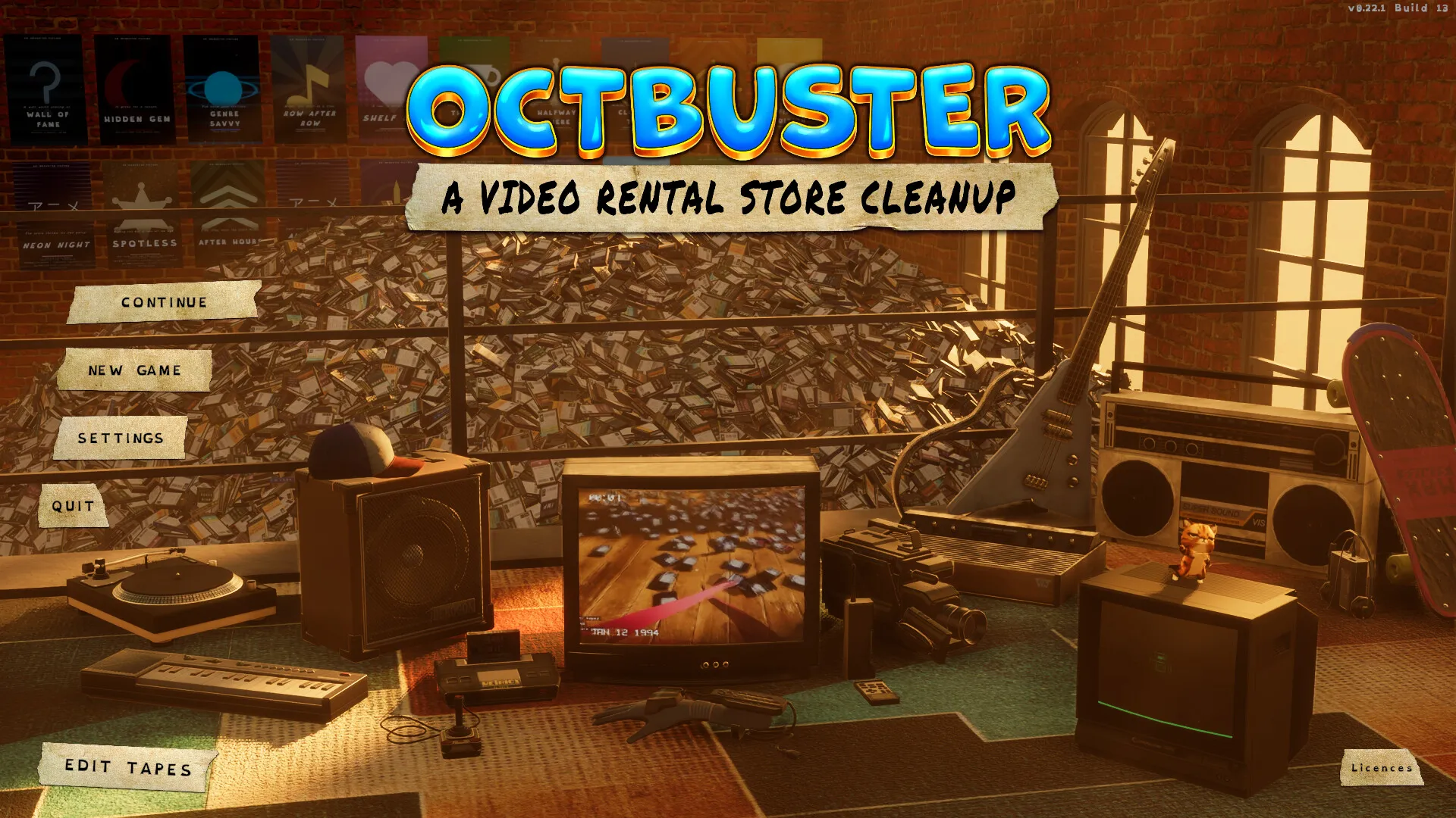 Octbuster:录像带租赁店大扫除/Octbuster: Video Rental Store Cleanup 截图6